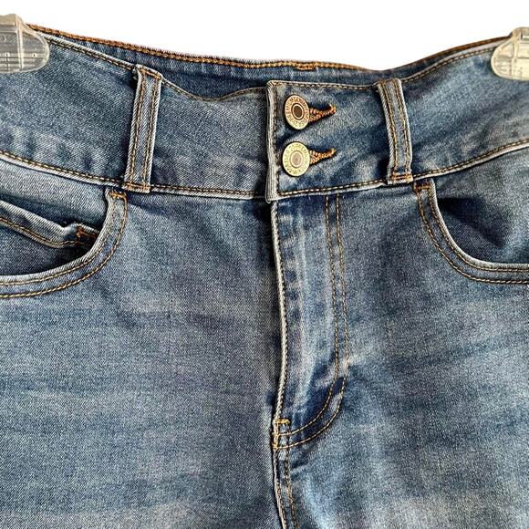 Forever 21 Shorts Womens Size 25 High Waisted Stretchy Jorts Summer Classic Fun - Picture 2 of 7